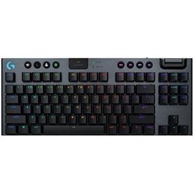 Resim Logitech G915 X LIGHTSPEED TKL GL Clicky Blue Switch RGB Kablosuz İngilizce Mekanik Gaming Klavye (920-012757) 