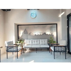 Resim İnci Balkon-bahçe-kafe Çay Seti Koltuk Oturma Takımı-oturma Grubu Çstakımlazer Krem 