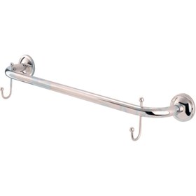 Resim ÇELİK BANYO Uzun Havluluk 60 Cm Çift Kancalı 