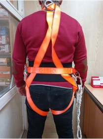 Resim DRL HIRDAVAT Paraşütçü Tipi (GİYİLEBİLİR) Emniyet Kemeri Bel Destekli 