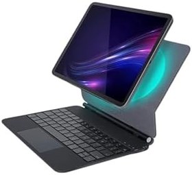 Resim iPad Air 5. Nesil Uyumlu Magic Style Manyetik Yapışmalı Klavyeli Kılıf 