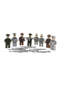 Resim Ausini Army 8’Li Tüp Kutu Figür Seti Gri 