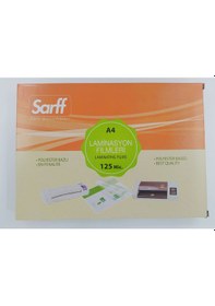 Resim Sarff Laminasyon Filmi A4 125 Micron Parlak Polyester 100 