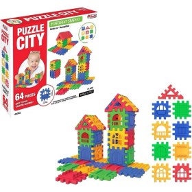 Resim Puzzle City 64 Parça 