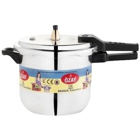 Resim Özay Düdüklü Tencere 7 L Gümüş 