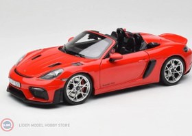 Resim 1:18 Norev 2023 Porsche 718 Spyder RS Guards Red 