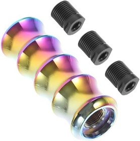 Resim ULTECHNOVO Evrensel Otomatik Manuel Vites Topuzu Kolu Alüminyum Alaşımlı Yapı Kolay Kurulum Araba Vites Kolu 