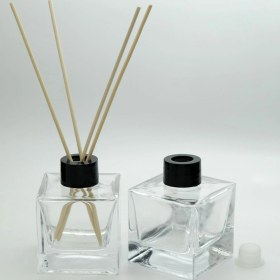 Resim D&B Boş Parfüm Şişesi 110 ml (3 Adet) Kare Bambu Boş Şişe 