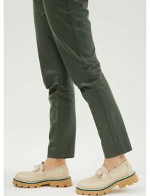 Resim Tamer Tanca Kadın Hakiki Deri Bej Loafer Ayakkabı 33 1025 Bn Ayk Y23 Bej Dr Bej 