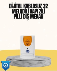 Resim Kablosuz Kapı Zili Düzenli Ve Konforlu Yaşam Nrzsnt - 78 Alanları İçin 