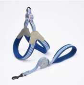 Resim Açık Yürüyüş Yavru Kedi Tasması Küçük Kediler İçin Mascotas Aksesuarları Örgü Dark Blue L 