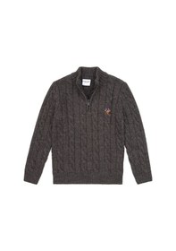 Resim U.S. Polo Assn. U.s. Polo Assn. Erkek Çocuk Antrasit Melanj Kazak /triko 50315628-vr081 