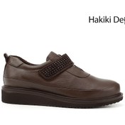 Resim Gönderi R Kahve Antik Dolgu Taban Taş Detaylı Hakiki Deri Ayakkabı Kahverengi 