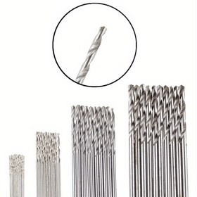 Resim 10 adet Yüksek Hızlı Çelik (HSS) Mini Twist Matkap Seti Çelik, Plastik ve Ahşap için - Dairesel Shank ile Hassas Matkap Araçları, DIY Projeleri ve Profesyonel Kullanım için İdeal, DIY Matkap | Dairesel Shank Matkap | Dayanıklı Alaşım Matkap, Ahşap için Matkap 