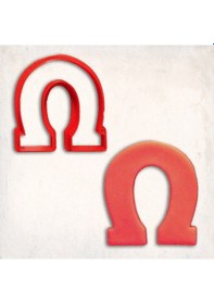 Resim At Nalı Kurabiye Kalıbı Şekillendirici Kopat KIrmızı 