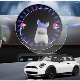 Resim Mini Cooper/Countryman 2024 2025 Uyumlu Navigasyon ve Bilgi Ekranı 9H Nano Ekran Koruyucu 