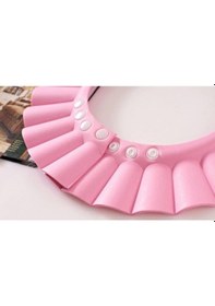 Resim Bebek Banyo Şapkası Siperi Köpük Siperlik Pembe Çok Renkli 