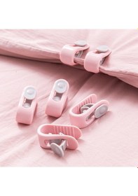 Resim Ayt Sunup Yatak Odası Çarşaf Klipsi Yatak Örtüsü Düzenleyici Dağılma Önleyici Mandal Klips Tekli 