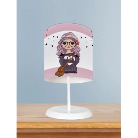 Resim Mekta Home Bebek ve Çocuk Odası Çantalı Kız Desenli Abajur 