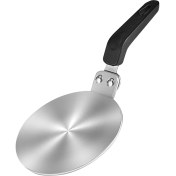 Resim Auralia Brevity Indüksiyonlu Ocak Dönüştürücü Plaka, Cam ve Moka Potlar Için Yalıtımlı Saplı Paslanmaz Çelik Indüksiyonlu Dönüştürücü Plaka (Yurt Dışından) 