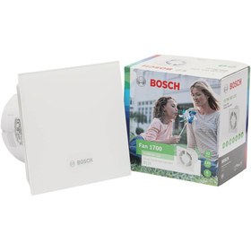 Resim Bosch F1700 Dp125 Mat Beyaz Sessiz Banyo Aspiratörü-fanı 145m3h 