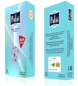 Resim Pufai Sigara Filtresi Ağızlık Slim Boy 5 Mm 6.mm 525 Adet 21 Turkuaz Kutu 