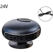 Resim Aubyhe 24v Siyah Otomobil Isıtıcı Fan Kombinasyonu - 360 Döner, Hızlı Isı, Buhar Ve Toz Temizleyici, Yf-180 Modeli 