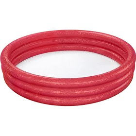 Resim Bestway 3 Boğumlu Çocuk Aile Havuzu Büyük Boy 183x33 cm Kırmızı 