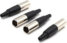 Resim YKA 3 pin mini xlr erkek Konnektör 