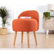 Resim Lorence Home Corvile Puf - Turuncu 