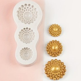 Resim DIY Pasta Süsleme için Silikon İnci & Mücevher Düğme Kalıbı - BPA İçermez, Çikolata, Fondan ve Tatlı El Sanatları için Mükemmel - Halloween, Sevgililer Günü, Şükran Günü, Anneler Günü için İdeal 