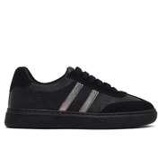 Resim Derimod Kadın Siyah Bağcıklı Kalın Tabanlı Sneaker 25AFE145414 