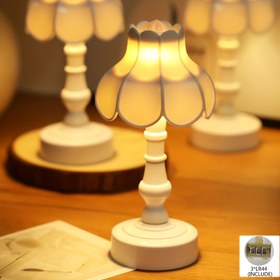 Resim 1 adet Modern Mini Masa Lambası, ev dekorasyonu Plastik Uplight Gece Lambası, Anahtar Kontrolü ile Uzay Temalı iç mekan dekorasyonu, Pil ile Çalışır (Şarj Edilemez), Çiçek Şekilli Mini Masa Lambası - Yatak Odası dekorasyonu ve Masaüstü Dekorasyonu için Mükemmel Gece Lambası 