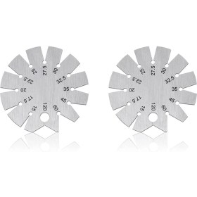 Resim Brevityhav 2x Eğim Ölçer Açı Yuvarlak Şekil Bıçak Bulucu Bıçak 15-120° Ölçme Için (Yurt Dışından) 