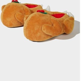 Resim Defacto Kadın Düz Taban Panduf F1544ax25wnbn85 Kahve-bn85 