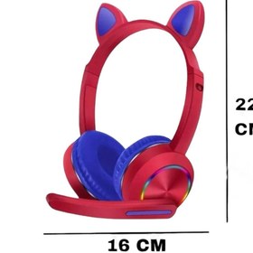 Resim Karler Bass AKZ020 Kafa Üstü Işıklı Kedi Kulaklık 