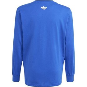 Resim Adidas Longsleeve Çocuk Günlük Sweatshirt Is3229 Mavi Is3229 Mavi 