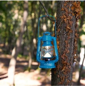Resim Orcamp Retro Gemici Ve Kamp Lambası Mavi Out-4210 Çok Renkli 