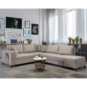 Resim Eymense Loft Köşe Koltuk Takımı Açık Kahve 