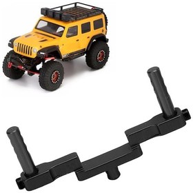 Resim Geekyou Axıal Scx24 1/24 Rc Araçları İçin Alüminyum Ön Kasa Direği - Yüksek Dayanıklı, Yükseklik Ayarlanabilir, Cnc İşleme, Siyah Scx2510 