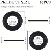 Resim Cloudstore 10 Adet M12 Yağ Tahliye Contası Seti Oem 12616850 Uyumlu Sızdırmazlık Artırıcı 