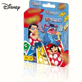 Resim Özel Teklif Disney Stitch Serisi Kart Oyunu - 2 adet UNO Kartı, Partiler, Sosyal Buluşmalar, Doğum Günleri ve Yeni Yıl Kutlamaları için Renkli Etkileşimli Kartlarla Mükemmel 