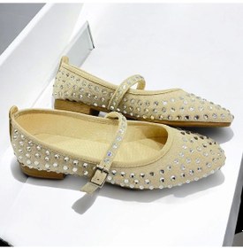 Resim Marry Kadın Baretli Krem Şeffaf Taşlı Babet Ayakkabı Şeffaf-krem Şeffaf - Krem 