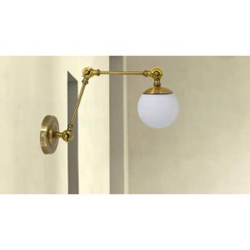 Resim demet habek mylights MYLİGHTS AKROBAT OPAL CAMLI OKUMA LAMBASI DUVAR APLİK 