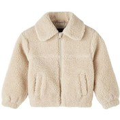 Resim Name İt Krem Kız Bebek Mont NMFMAKOA TEDDY JACKET PB 