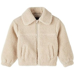 Resim Name İt Krem Kız Bebek Mont NMFMAKOA TEDDY JACKET PB 