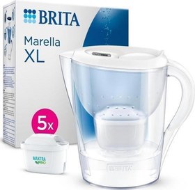 Resim Marella XL 5x Maxtra Pro All-In-1 Filtreli Su Arıtma Sürahisi - Beyaz 3,5 lt 
