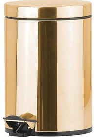 Resim Bocchi Altın Çöp Kovası Pedallı 3 Lt - 3054-0001-eg Altın 