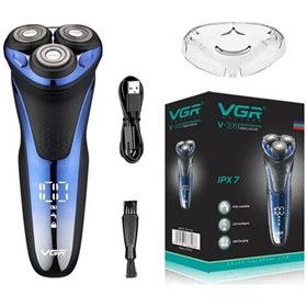 Resim Vgr V-306 Su Geçirmez Sıfır Yanak Cırcır Ve Folyo Tıraş Makinesi - Sinekkaydı Etkili Islak Ve Kuru 