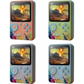Resim tp Buğz Game Box Mini 500 Adet Retro Oyun Taşınabilir Oyun Konsolu 